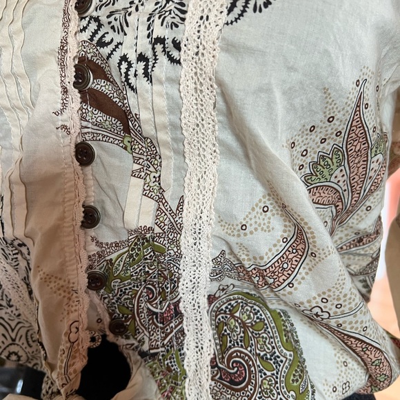 Sanctuary S/M boheme gypsy hippy blouse nearly new - Picture 4 of 6